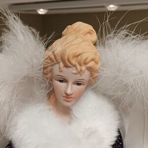 Vintage 17" Angel Tree Topper Christmas Ornament